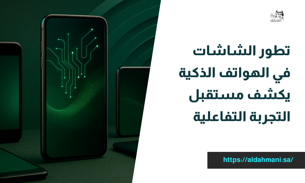 تطور الشاشات في الهواتف الذكية